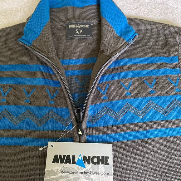 Cozy zip-up "après ski" sweater - Picture 6 of 10